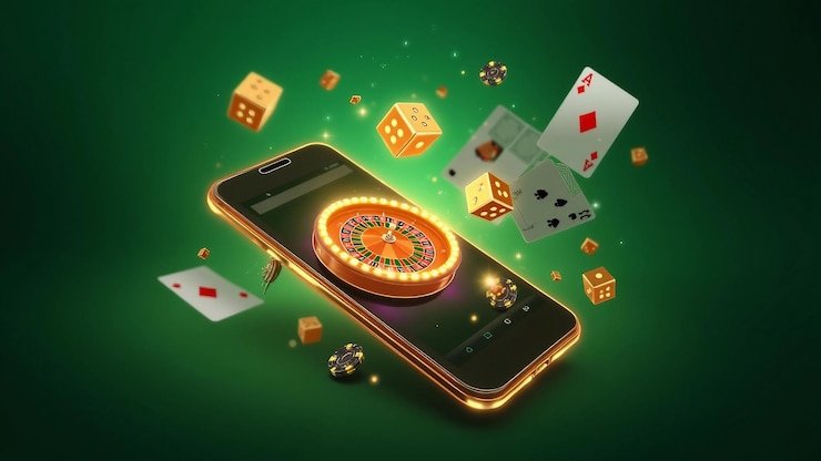 Fortune Tiger slot game displaying five reels with tiger symbols and gold accents on inatoge mobile screen
